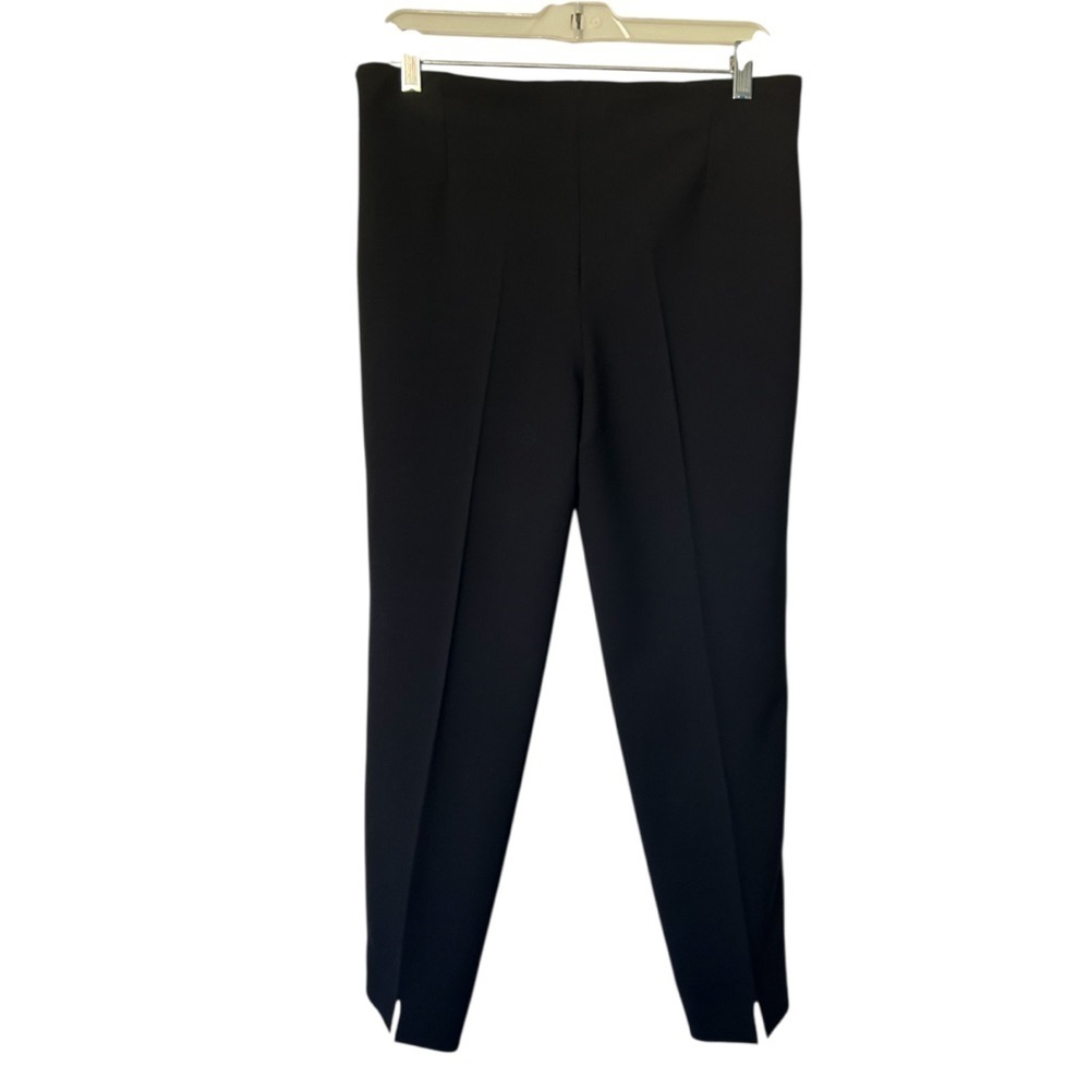 Piazza Sempione Tuxedo Audrey Pants Black Ponte Knit Excellent Made in Italy 40 - Picture 4 of 10
